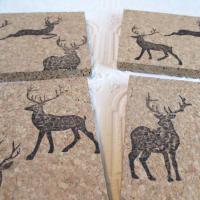 Deer Coaster Set (4pc)