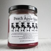 Peach Apple Spice Jar Candle