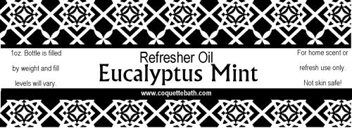 Eucalyptus Mint Refresher Oil, 1oz bottle