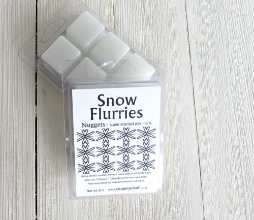 Snow Flurries Nuggets™ wax melts, 2oz, fresh herbal minty scent
