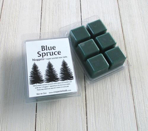 Blue Spruce wax melts, Nuggets™, 2oz pkg, fresh spruce fragrance