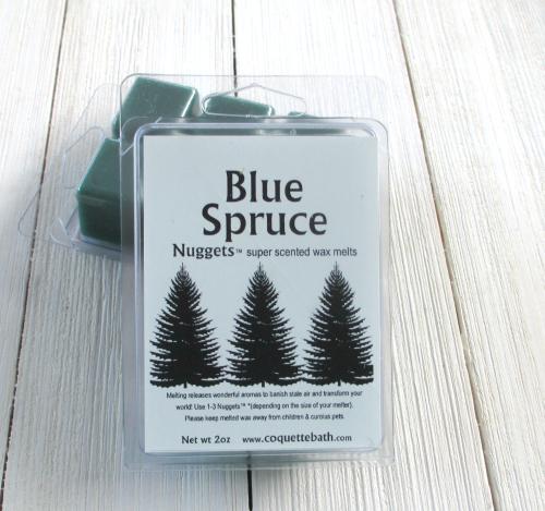 Blue Spruce wax melts, Nuggets™, 2oz pkg, fresh spruce fragrance