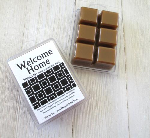 Welcome Home Wax melts, warm spicy bakery scent