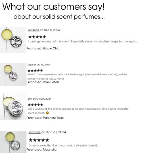 Patchouli Rose Solid Scent Perfume