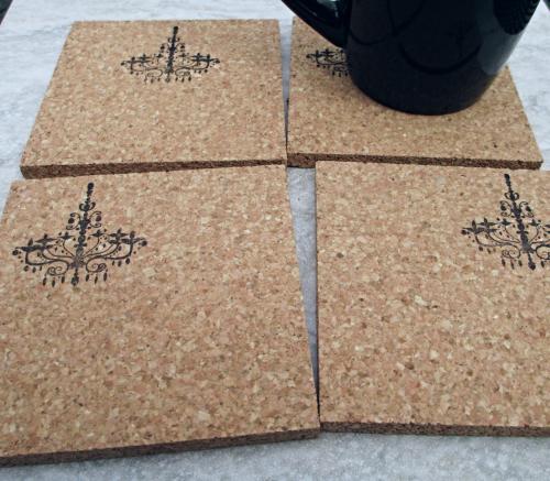 Chandelier Coaster Set (4pc)