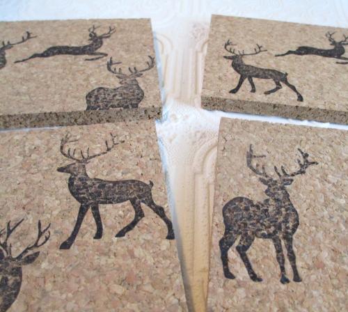 Deer Coaster Set (4pc)