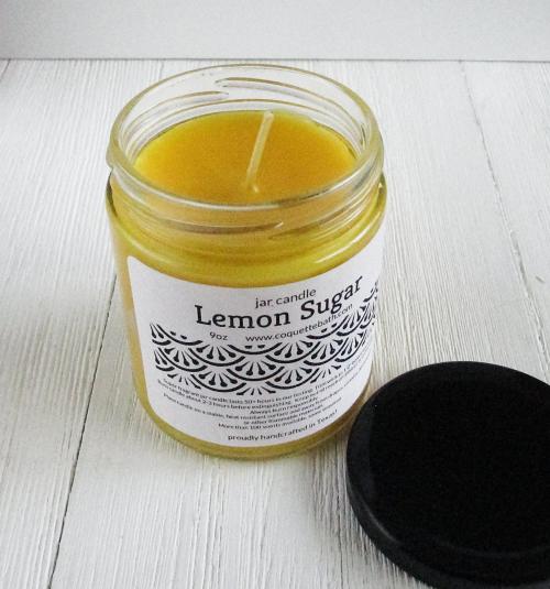 Lemon Sugar Jar Candle