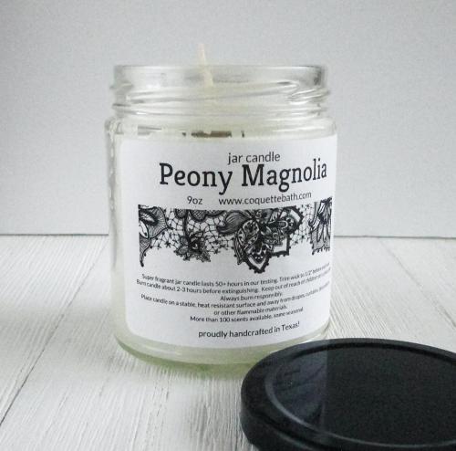 Peony Magnolia Jar Candle