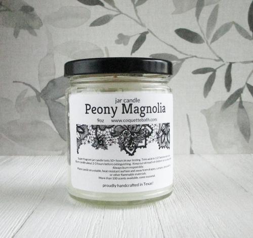 Peony Magnolia Jar Candle