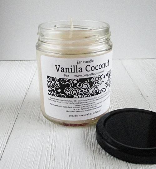 Vanilla Coconut Jar Candle