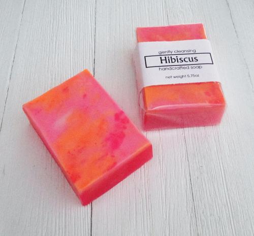 Hibiscus Soap