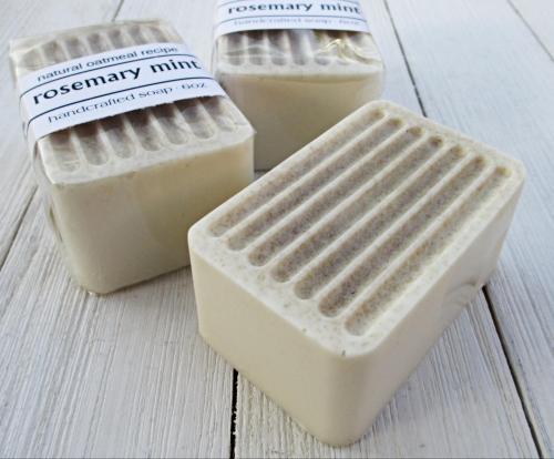 Rosemary Mint Oatmeal Soap
