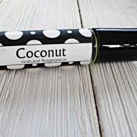 Coconut Body Perfume, 1/3oz roller bottle, sweet fruit scent