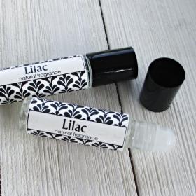 Lilac Perfume Oil, 1/3oz roll on bottle, realistic floral scent