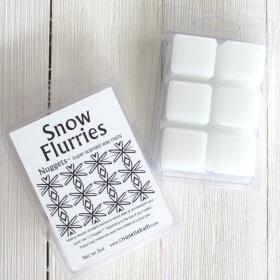 Snow Flurries Nuggets™ wax melts, 2oz, fresh herbal minty scent