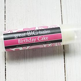 Birthday Cake great BIG balm