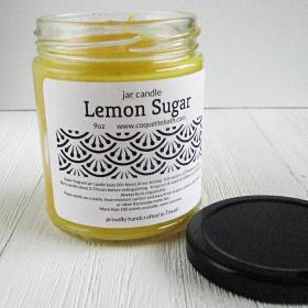 Lemon Sugar Jar Candle