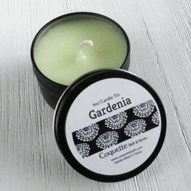 Gardenia Tinned Candle